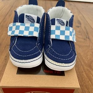 Toddler Boys Vans Crib Shoes Size 4